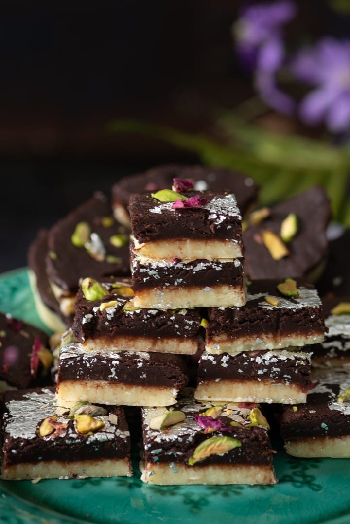 Chocolate Barfi Recipe Milk Powder Burfi V1