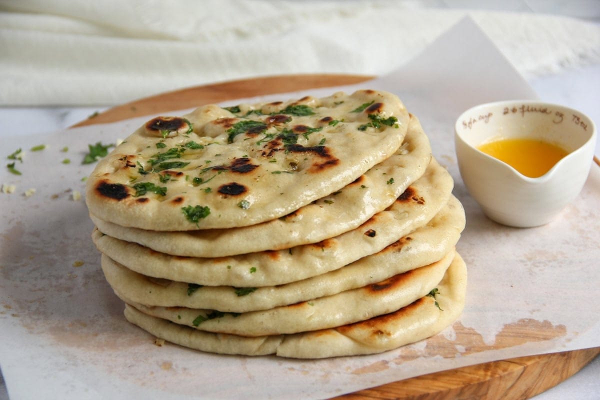 Instant Naan with baking powder 7