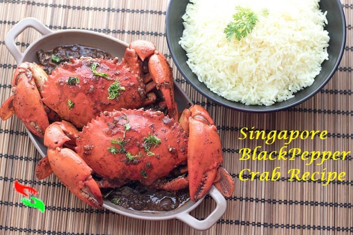 Black Pepper Crab Singapore Restaurant Style Easy Spicy Crab Dish