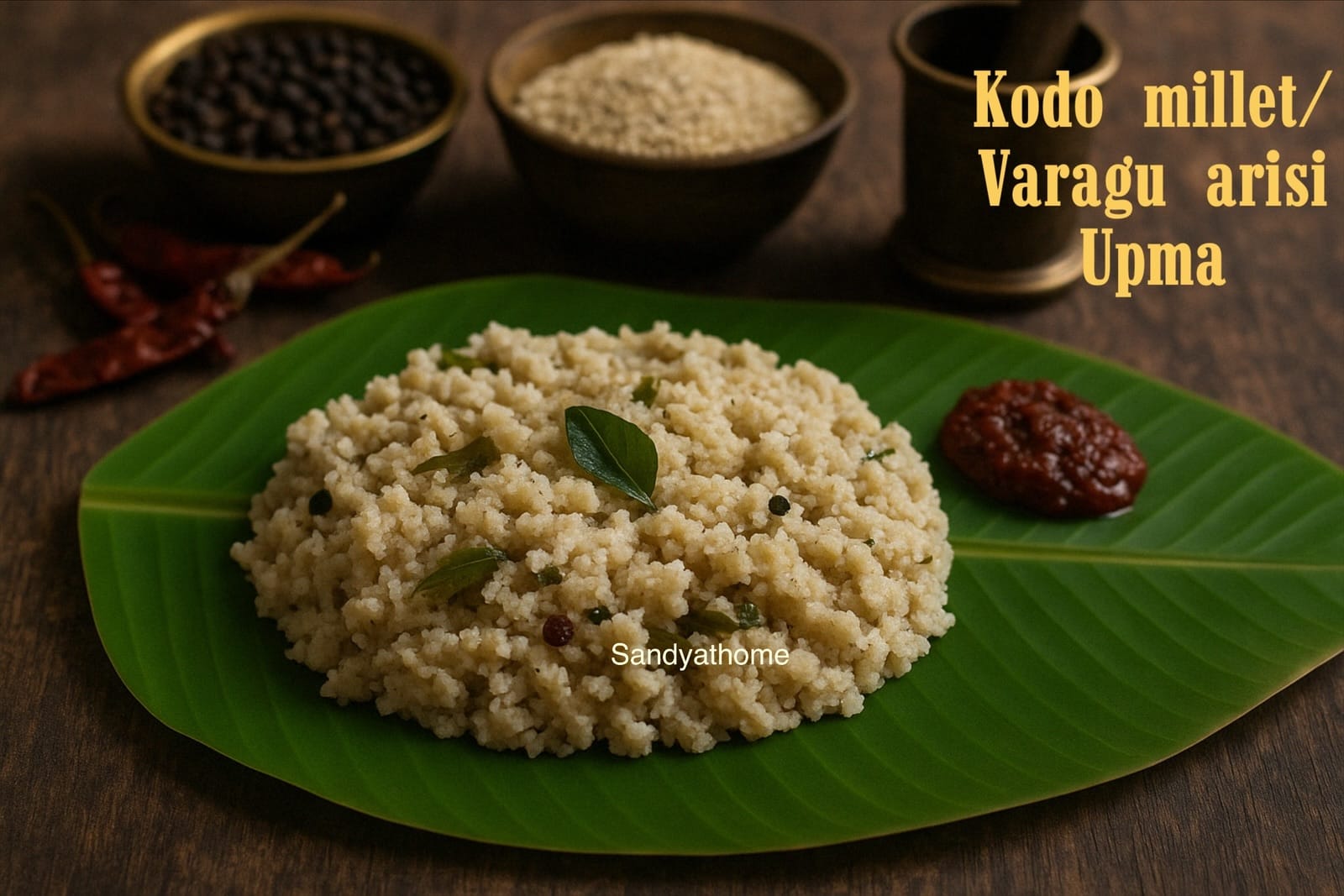 Kodo Millet Arisi Upma 2