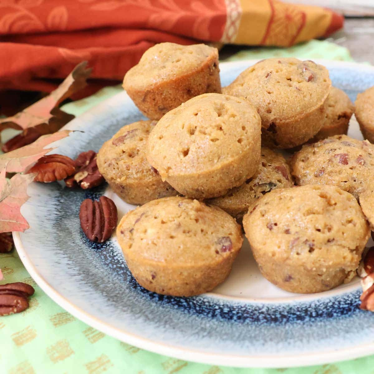 Sourdough pecan pie muffins