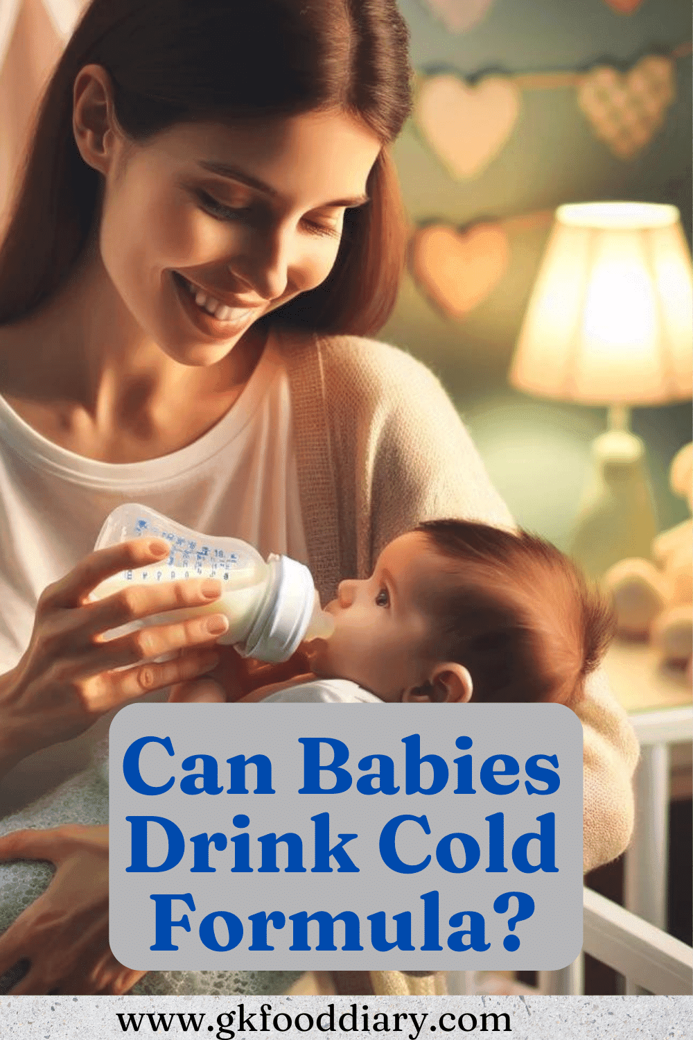 can babies drink cold formula