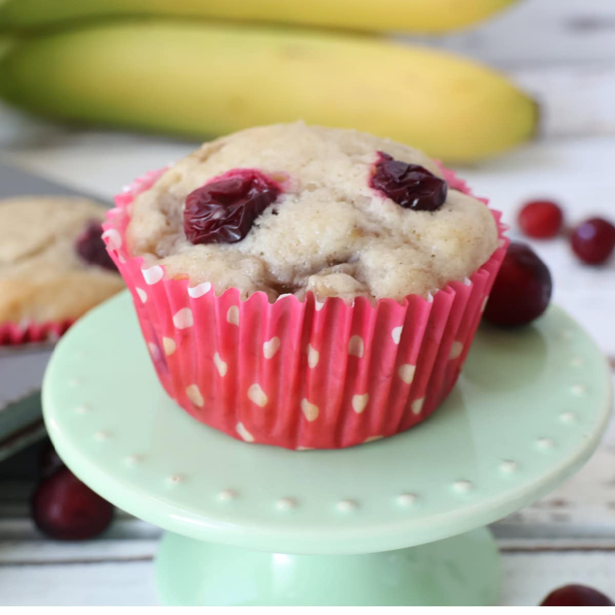 sourdough cranberry Banana muffins 3