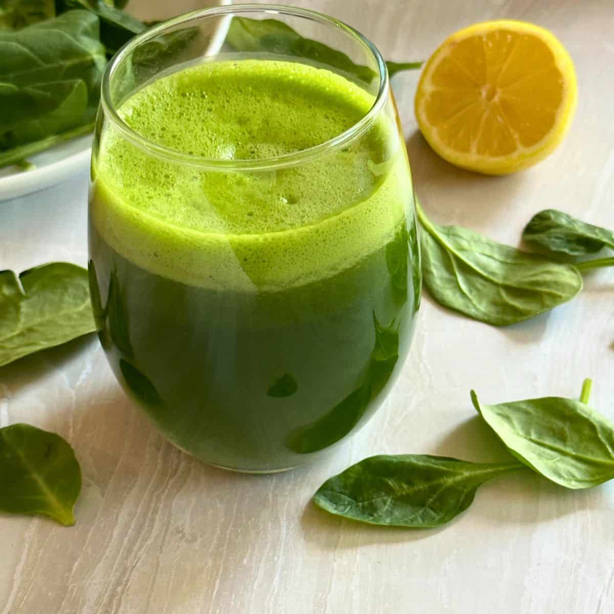 spinach juice recipe homemade and fresh