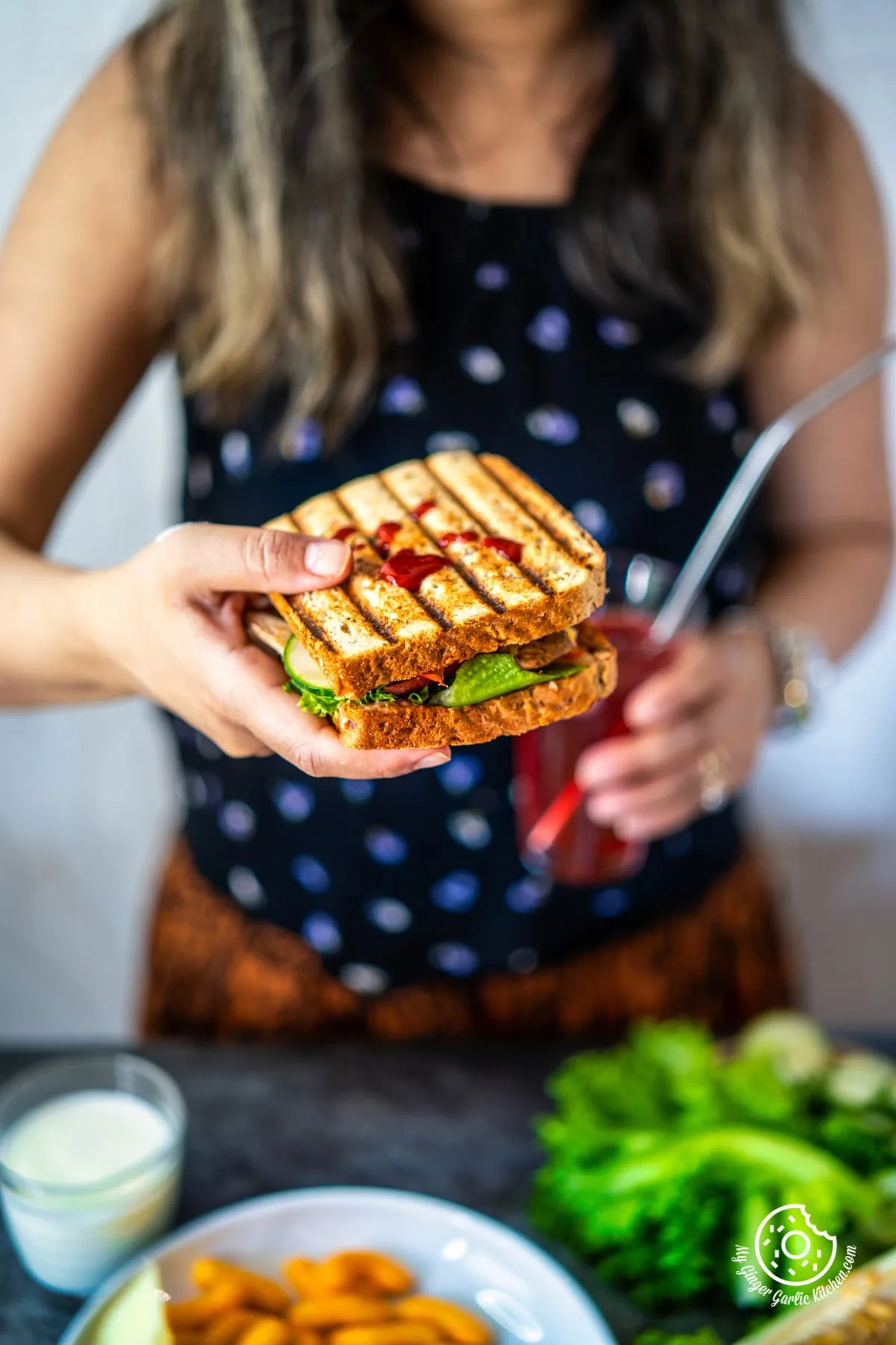 peanut butter and veggie grilled cheese sandwich jpg