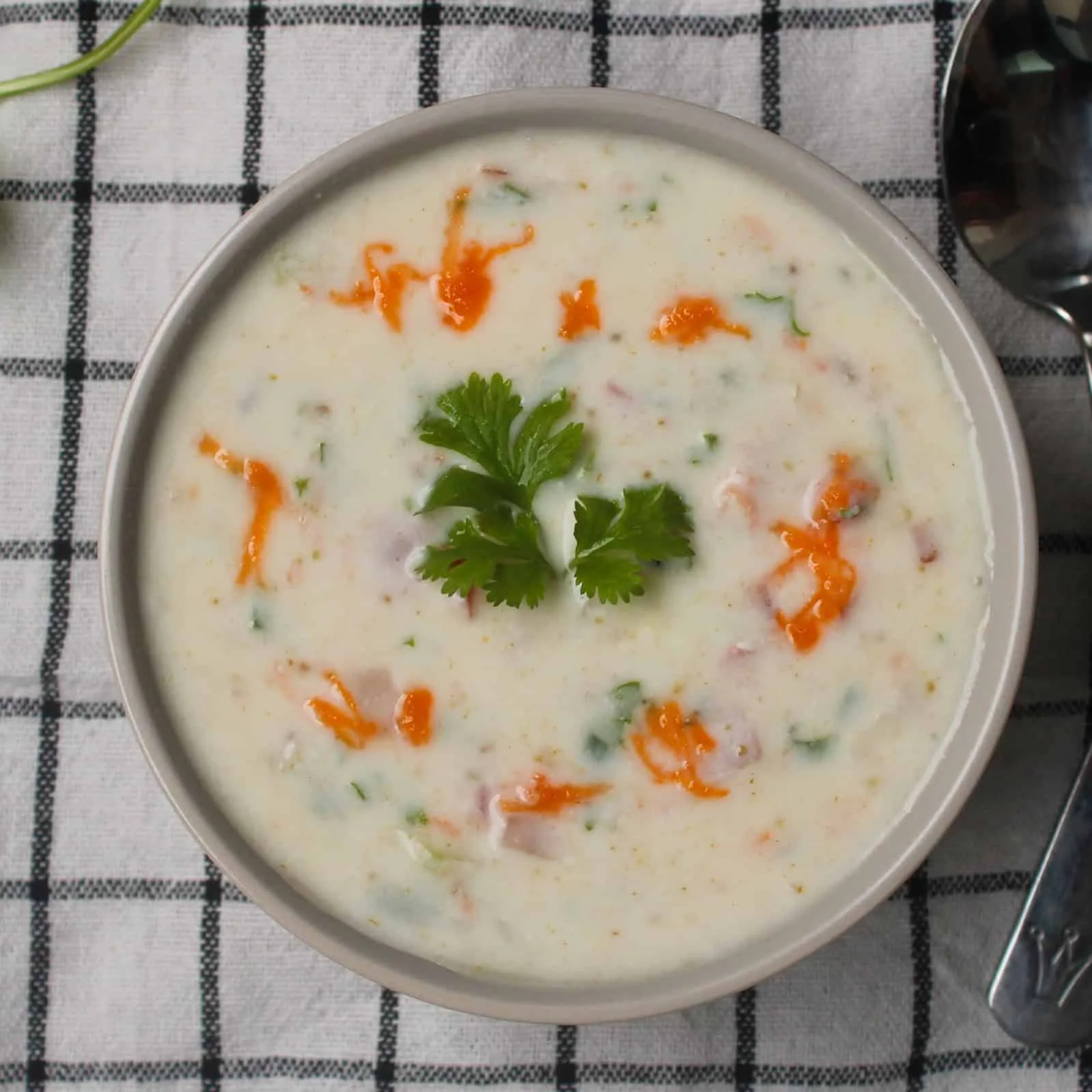 Indian yogurt sauce raita recipe featured image jpeg