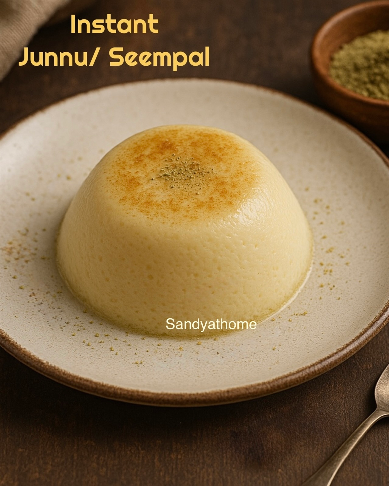 easy indian steamed milk junnu dessert webp webp
