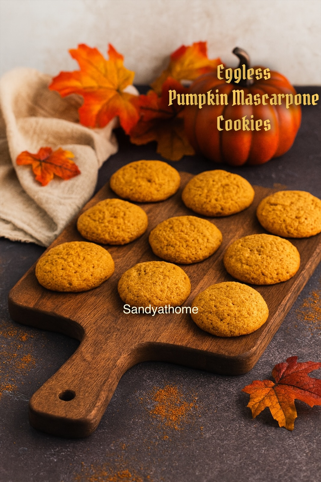 pumpkin butter mascarpone cookie closeup soft chewy webp webp