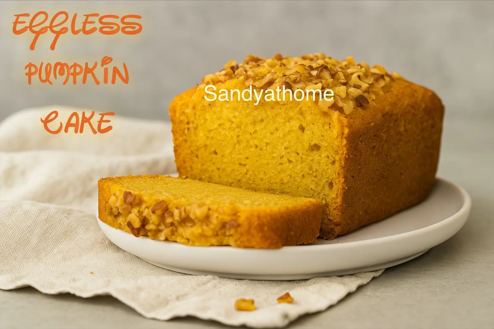 soft homemade pumpkin cake recipe with walnuts jpg