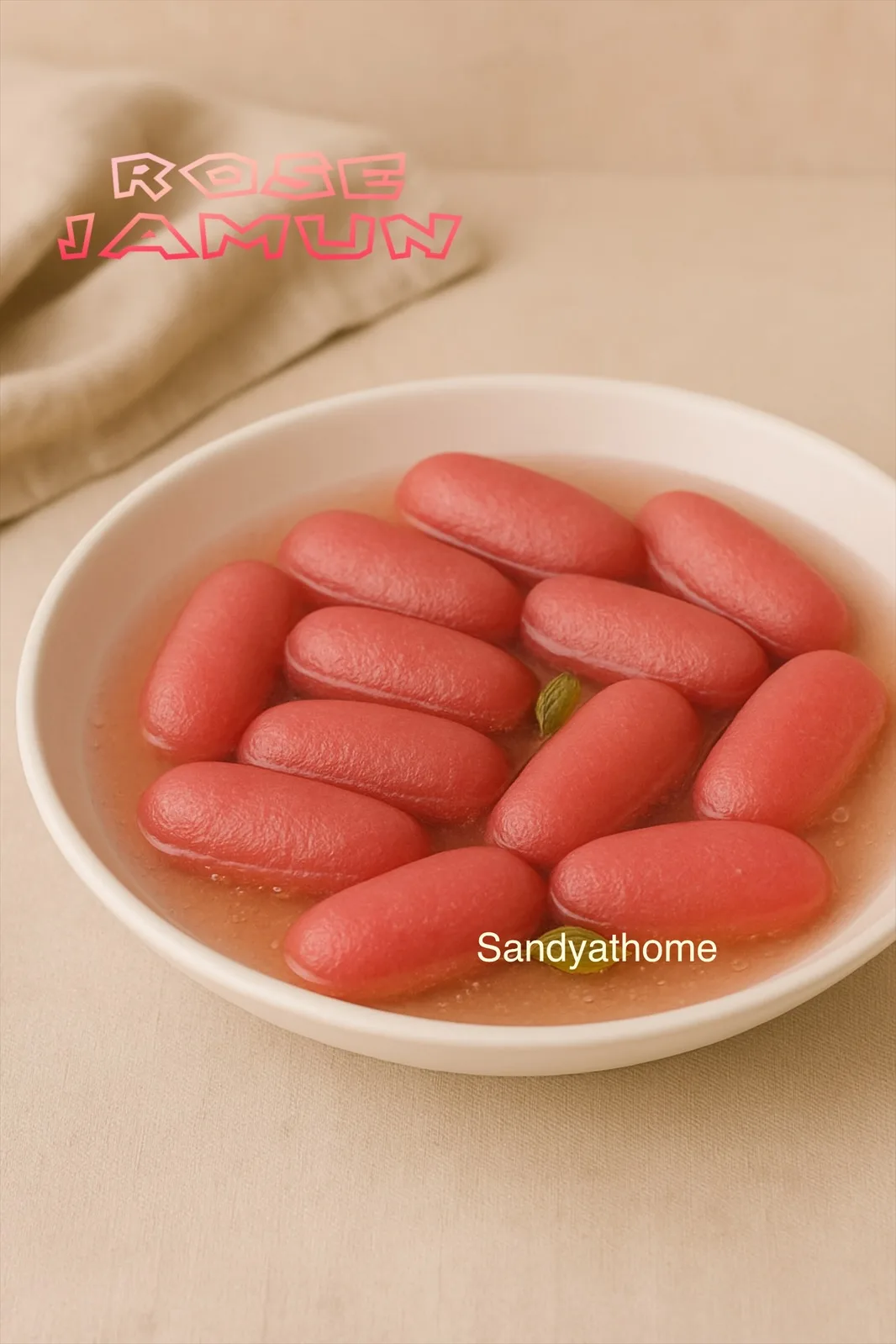 soft pink paneer rose jamun indian sweet jpg