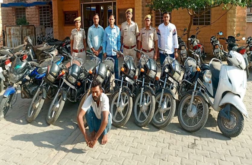 KCT NEWS – 9 bikes stolen by racking, breaking the lock and using duplicate key | रैकी कर लॉक तोड़ता और डुप्लीकेट चाबी से चुराई नौ मोटरसाइकिल – New Update